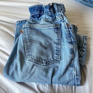 Highwaisted paperbag vintage Levi jeans